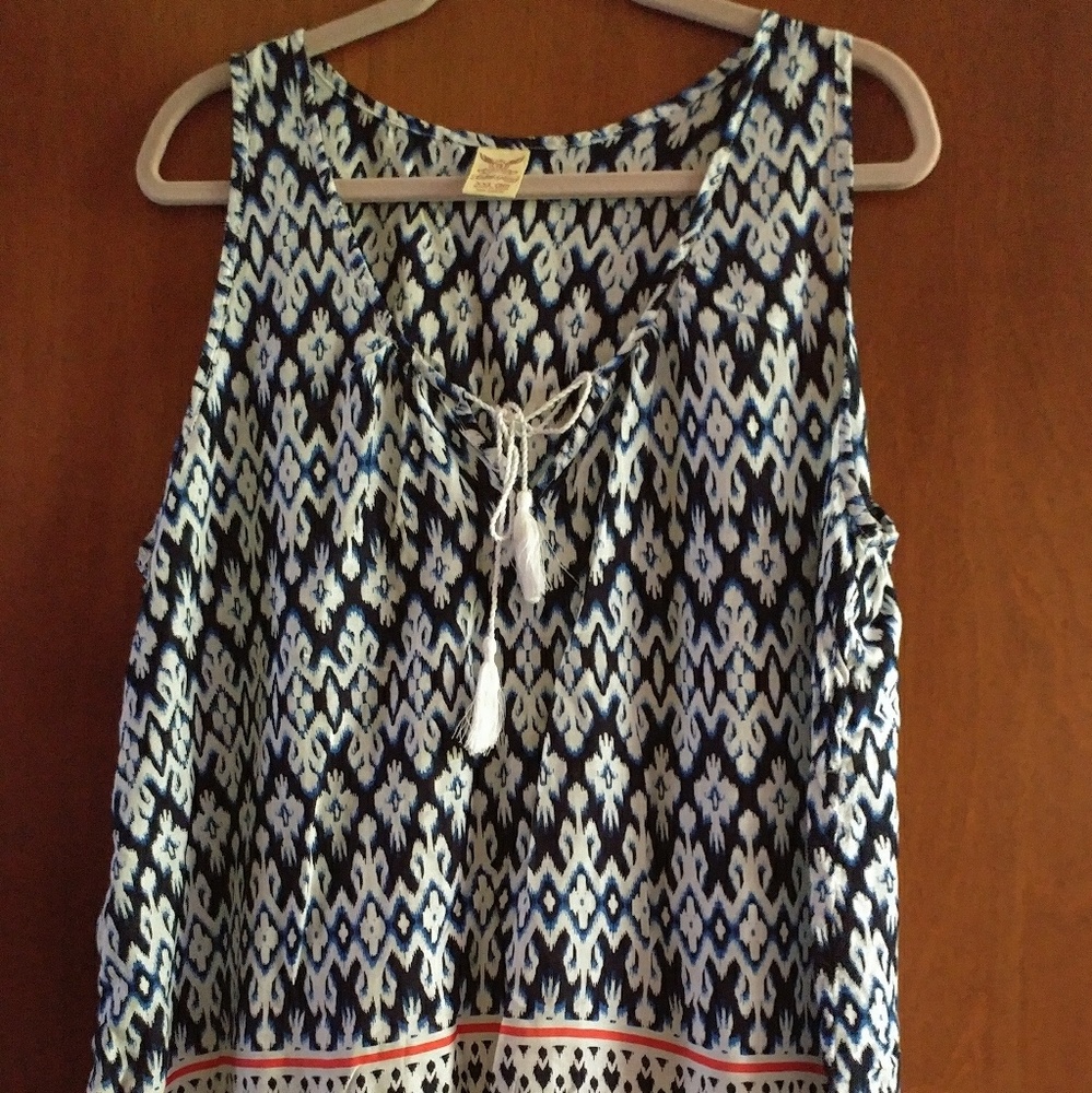 Ladies sz 2x rayon material top